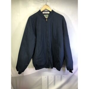 Uniwear By Unifirst Mechanic Shop Work Jacket Size Xl Blue